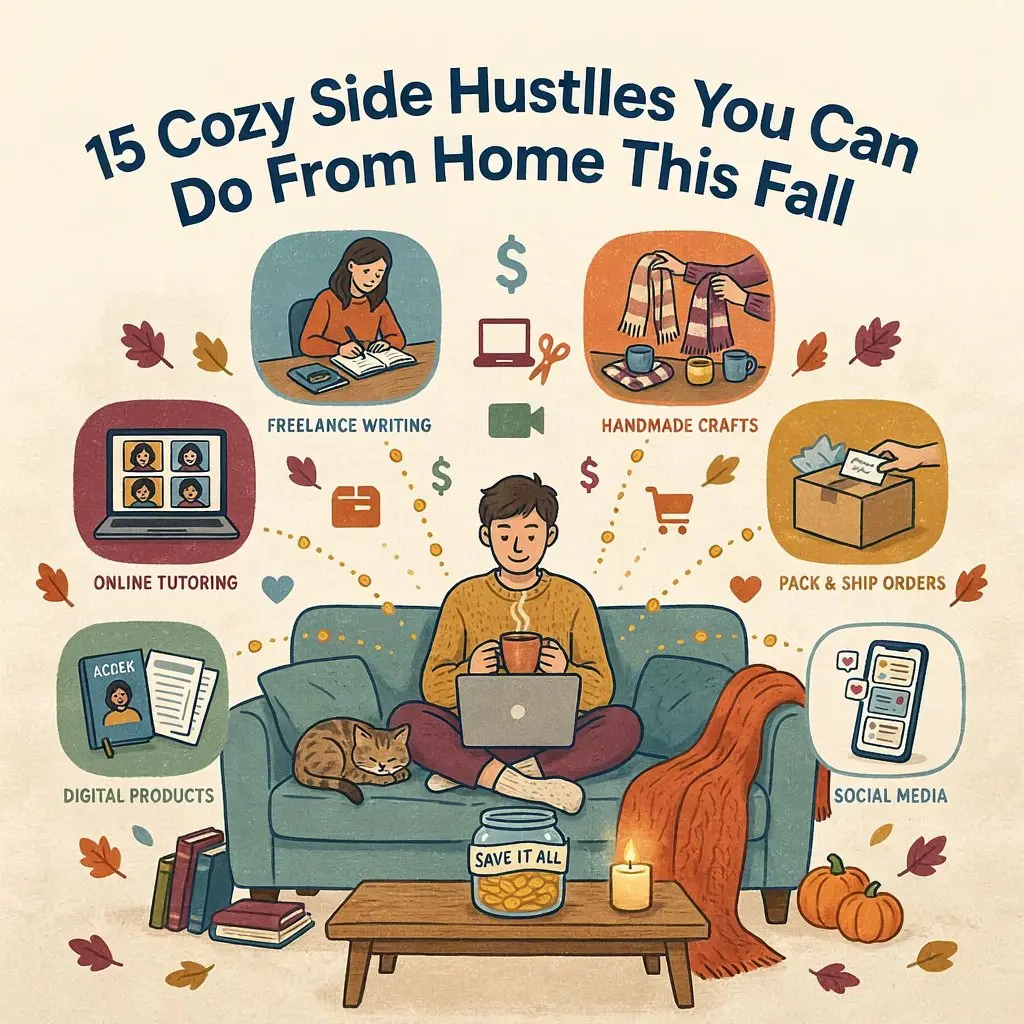 15 Cozy Side Hustles You Can Do From Home This Fall