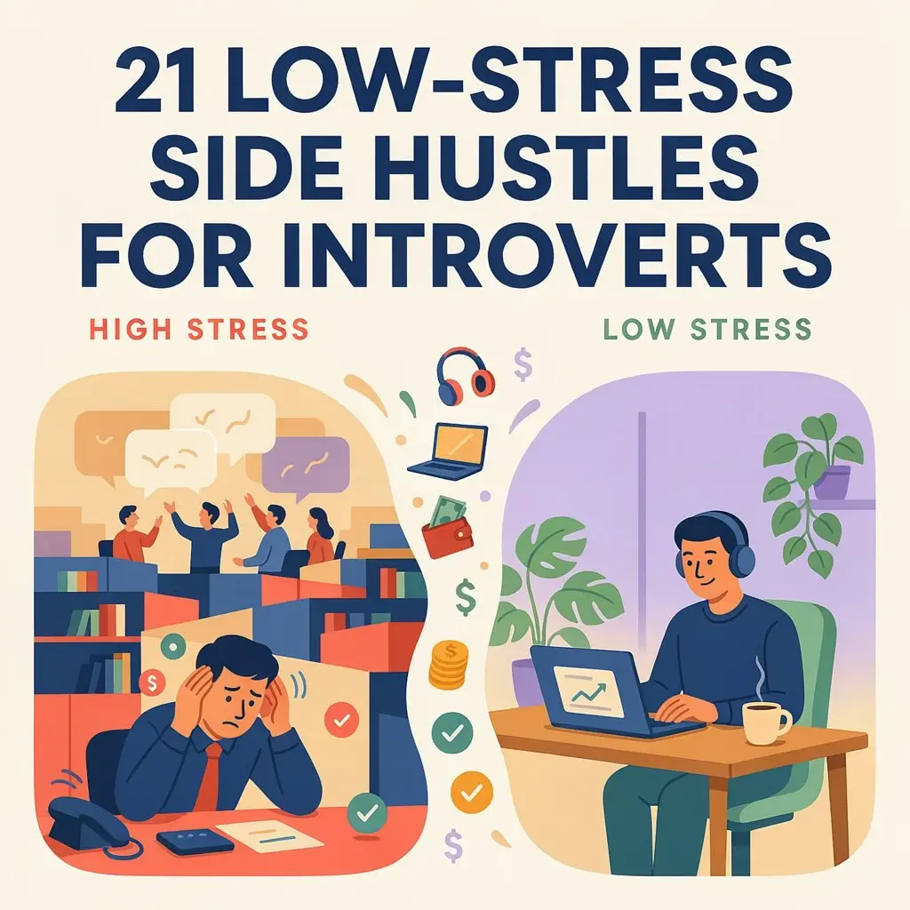 21 Low-Stress Side Hustles for Introverts