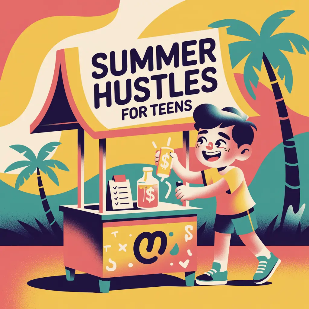 Summer Side Hustles for Teens That Beat Flipping Burgers